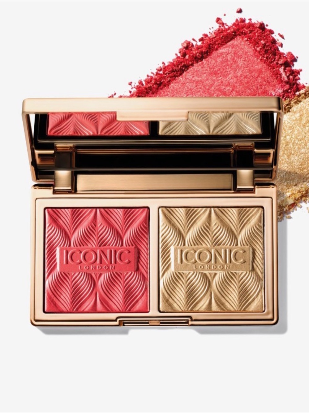 Iconic London Silk Glow Duo-Coral Glow